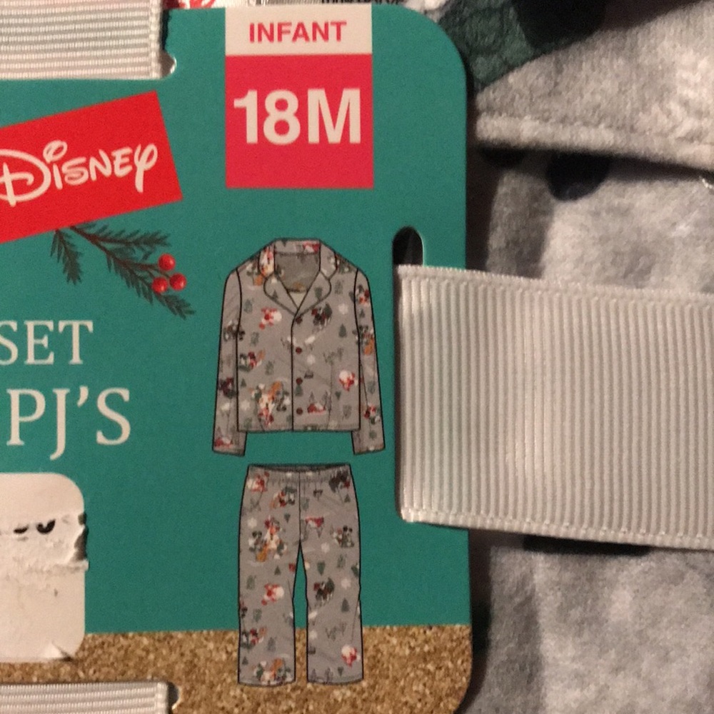 Disney holiday PJ set - 18 months